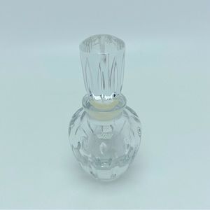 Vintage French Cut Crystal Small Perfume Bottle